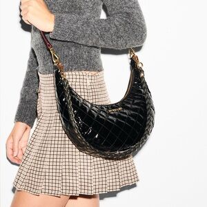 MZ Wallace Crosby Luna: Black Lacquer